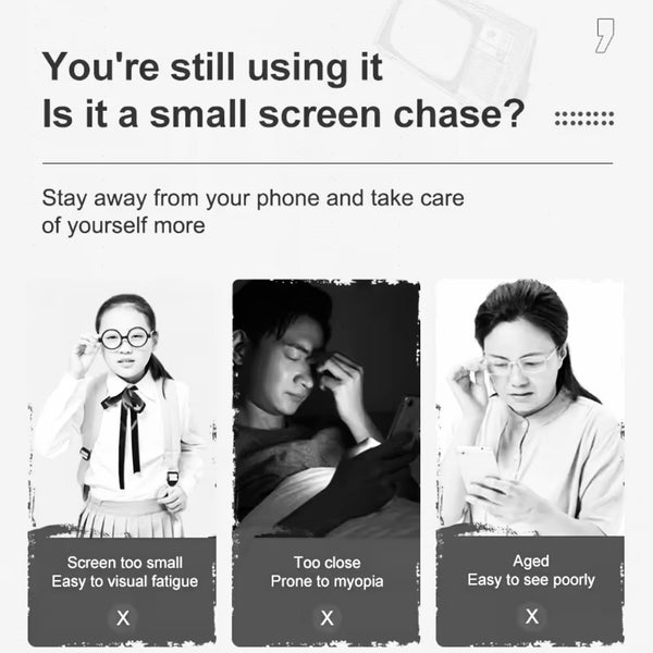 Retro TV Phone Magnifier