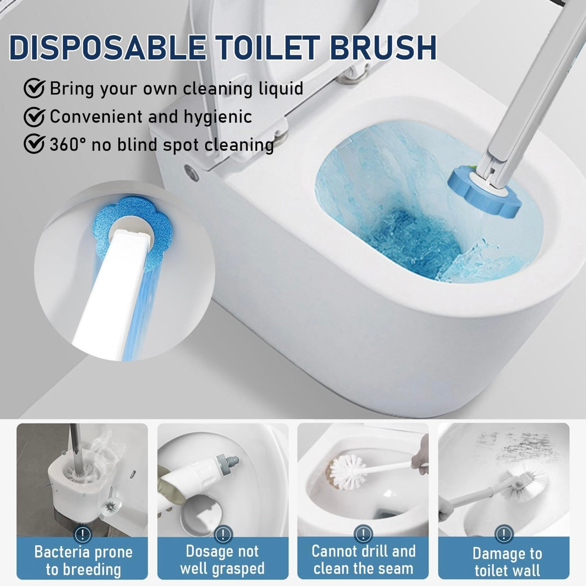 ScrubX - Easy Clean Toilet Brush Kit