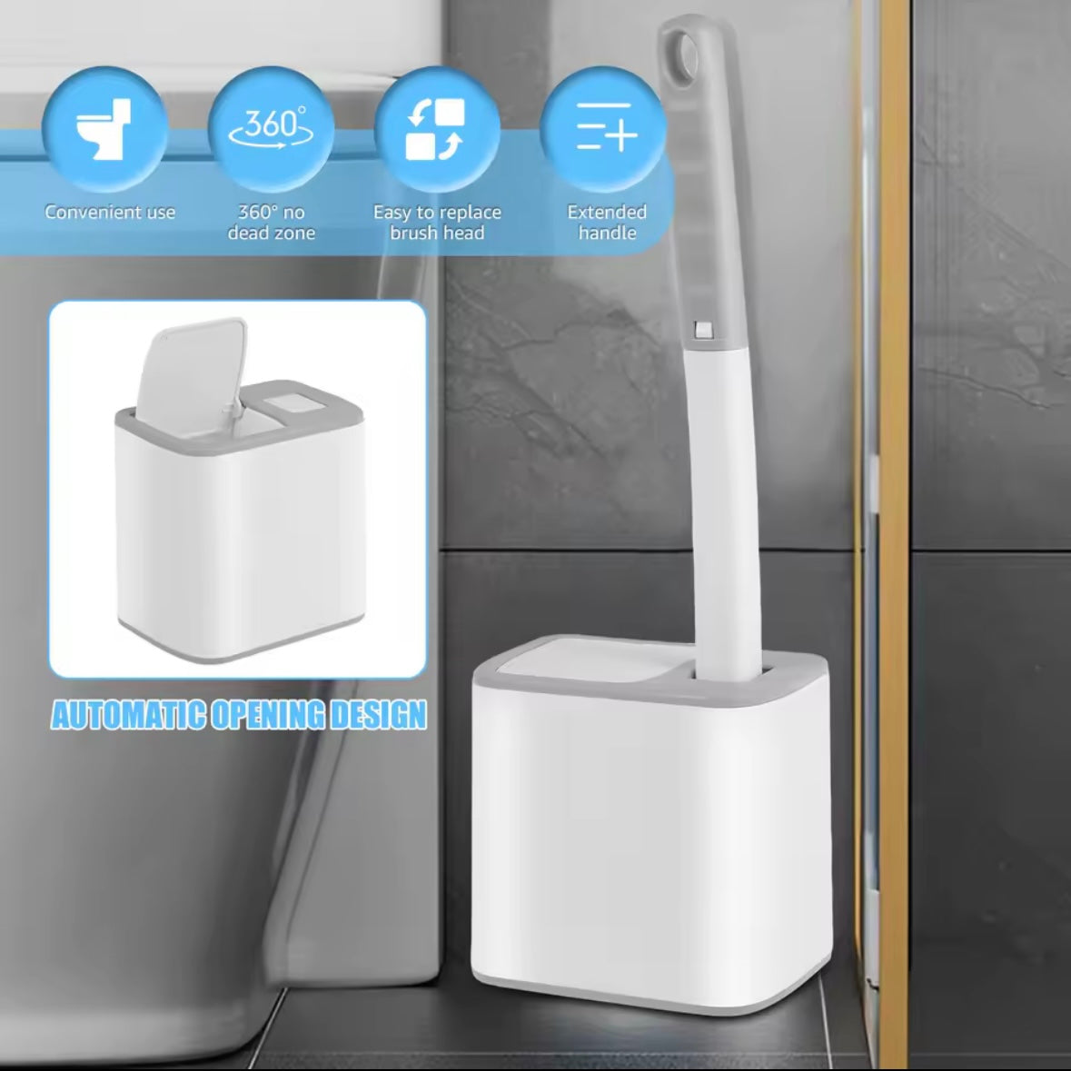 ScrubX - Easy Clean Toilet Brush Kit
